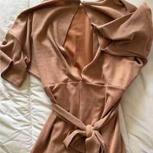 ASOS Ribbed Tie-Waist Jumper